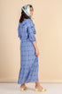Marseille Blue Eyelet Dress